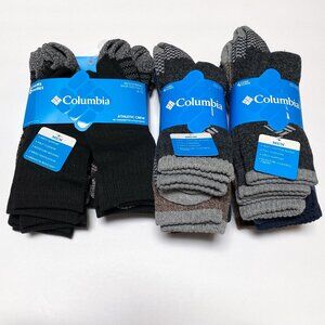 NWT Columbia socks 3-pack bundle, 14 pairs